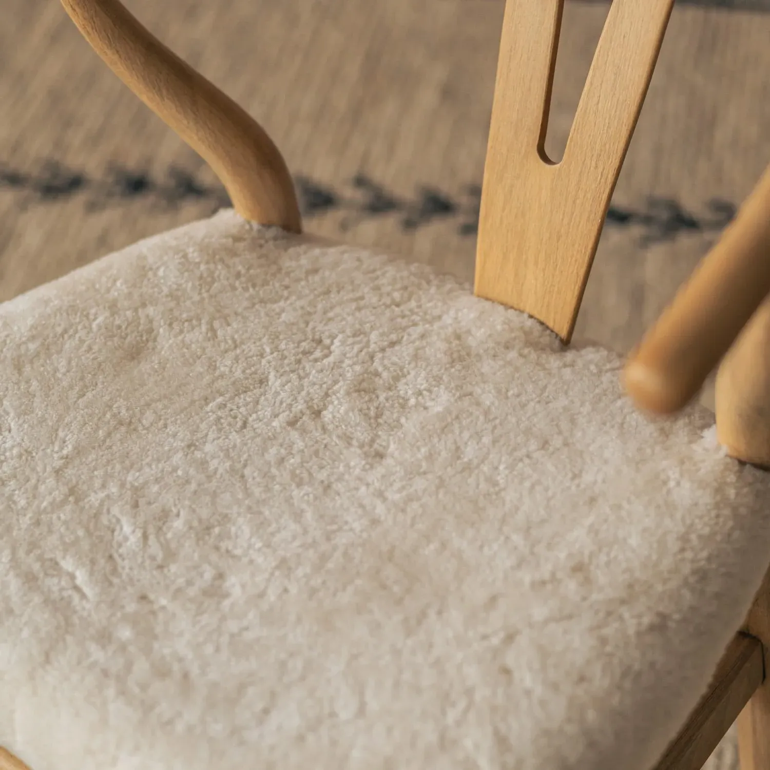Wishbone Chair - Natural, Wool