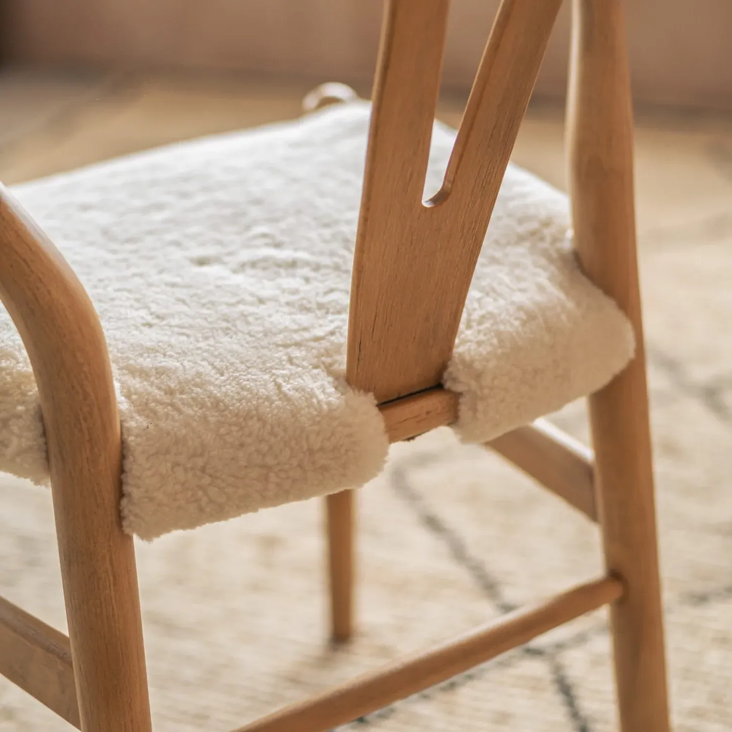 Wishbone Chair - Natural, Wool