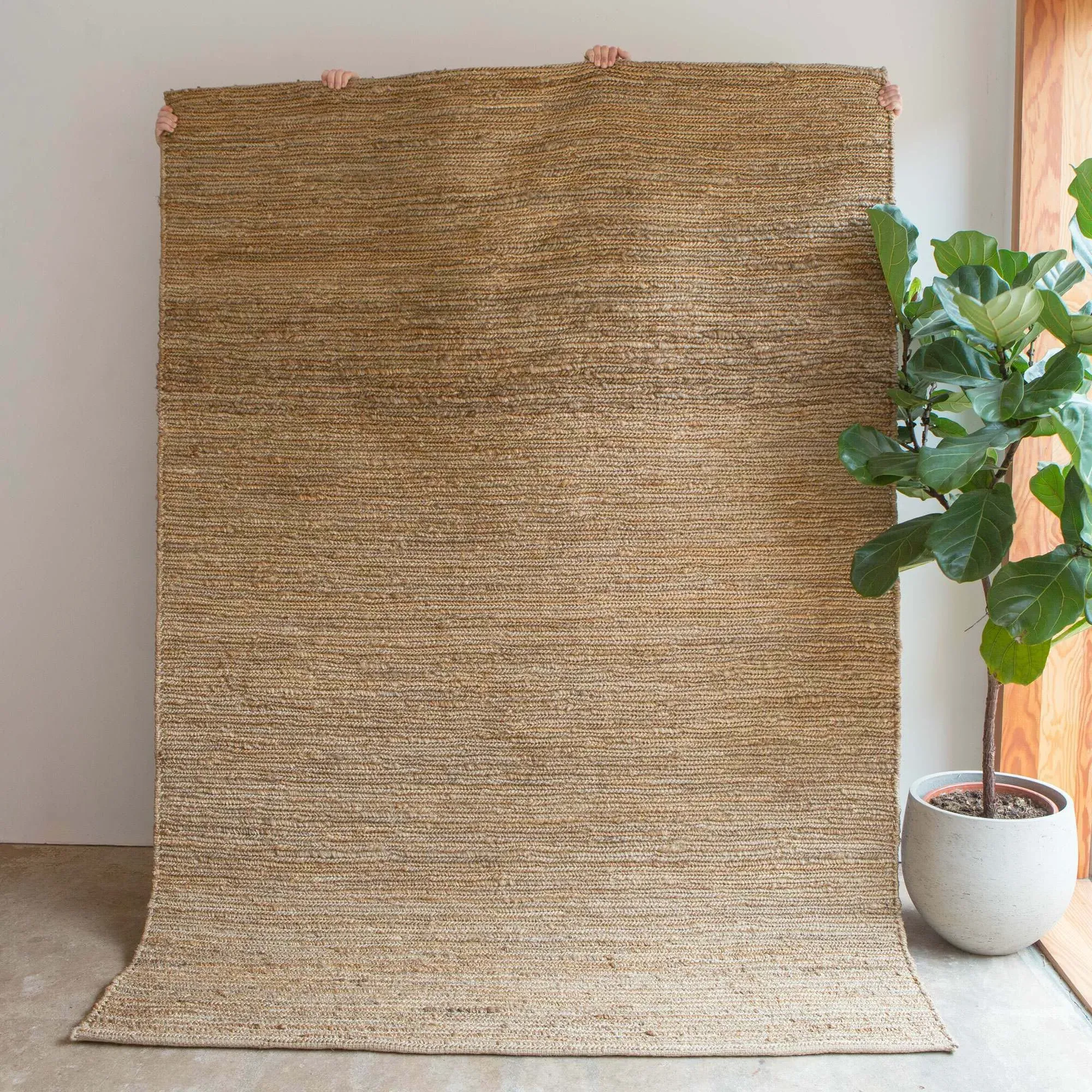 Yaro Handwoven Rug 170 x 240cm - Natural, Hemp image