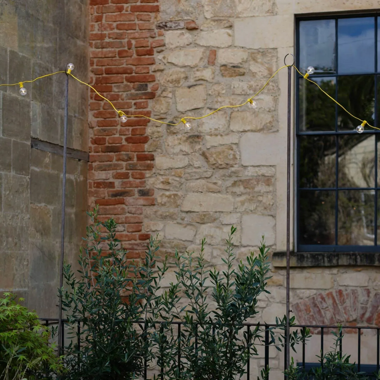 Yellow Festoon Lights - Metal, Acrylic