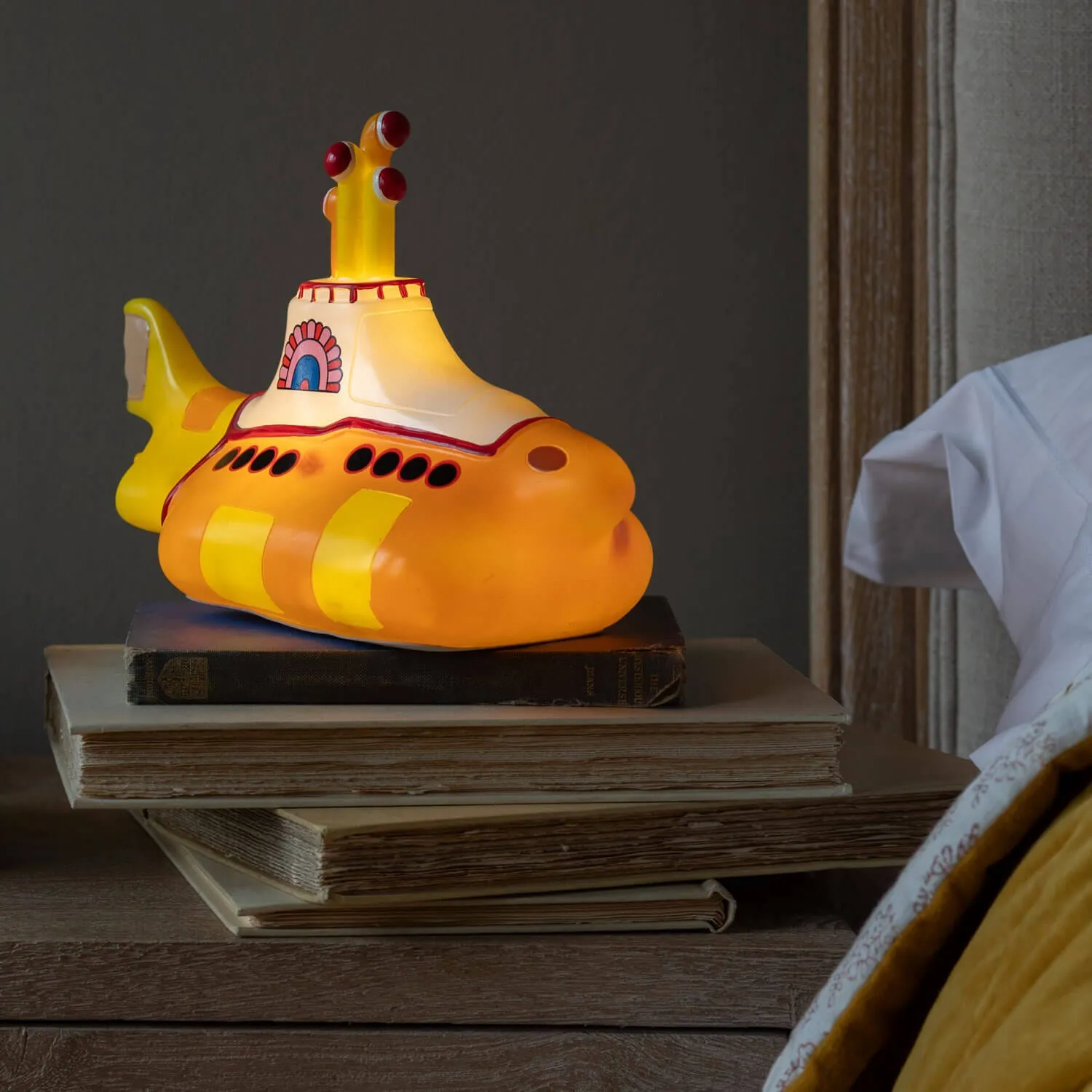 Yellow Submarine Night Light Lamp - Yellow image