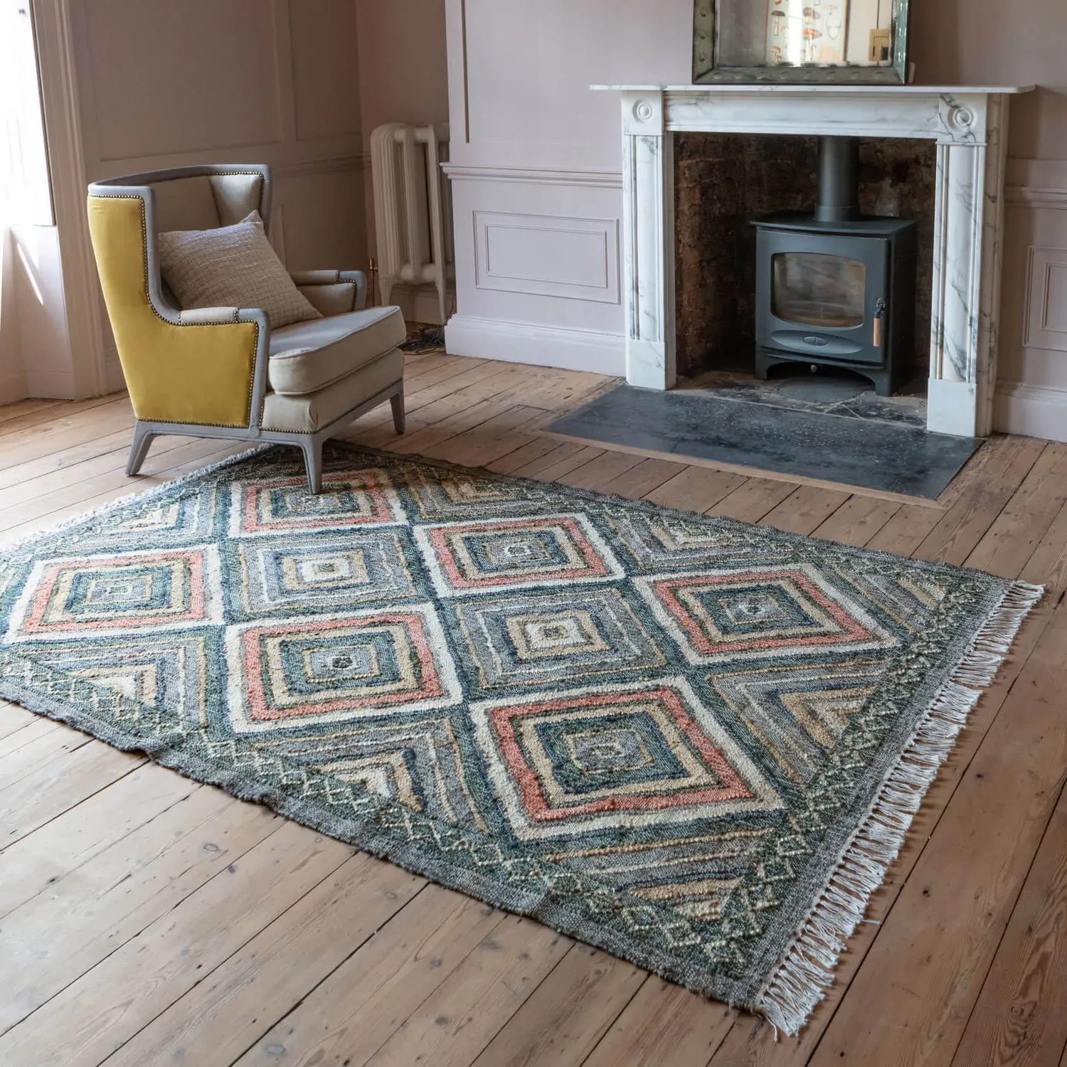 Zehra Kilim Rug 150 x 240cm - Jute, Cotton image