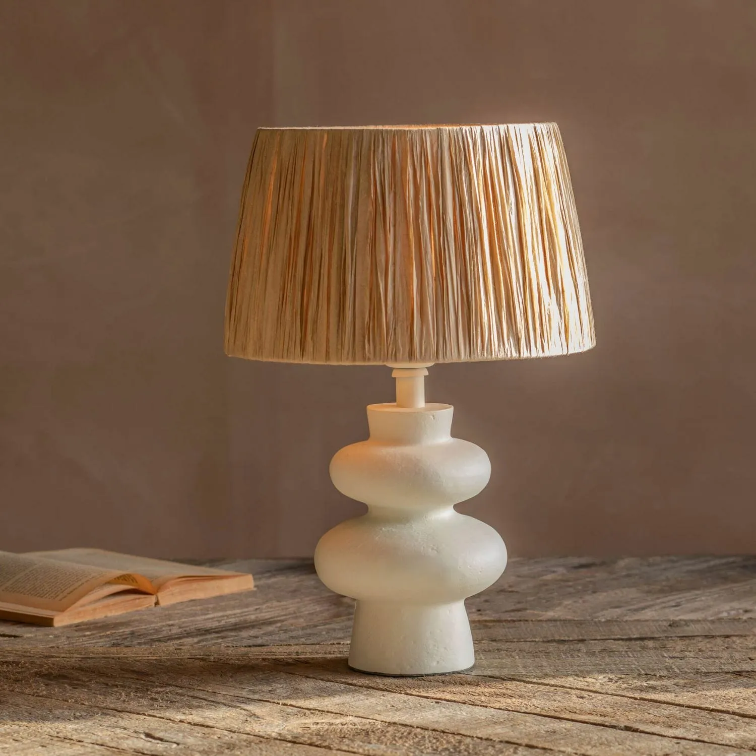 Zyla Table Lamp - White, Metal image