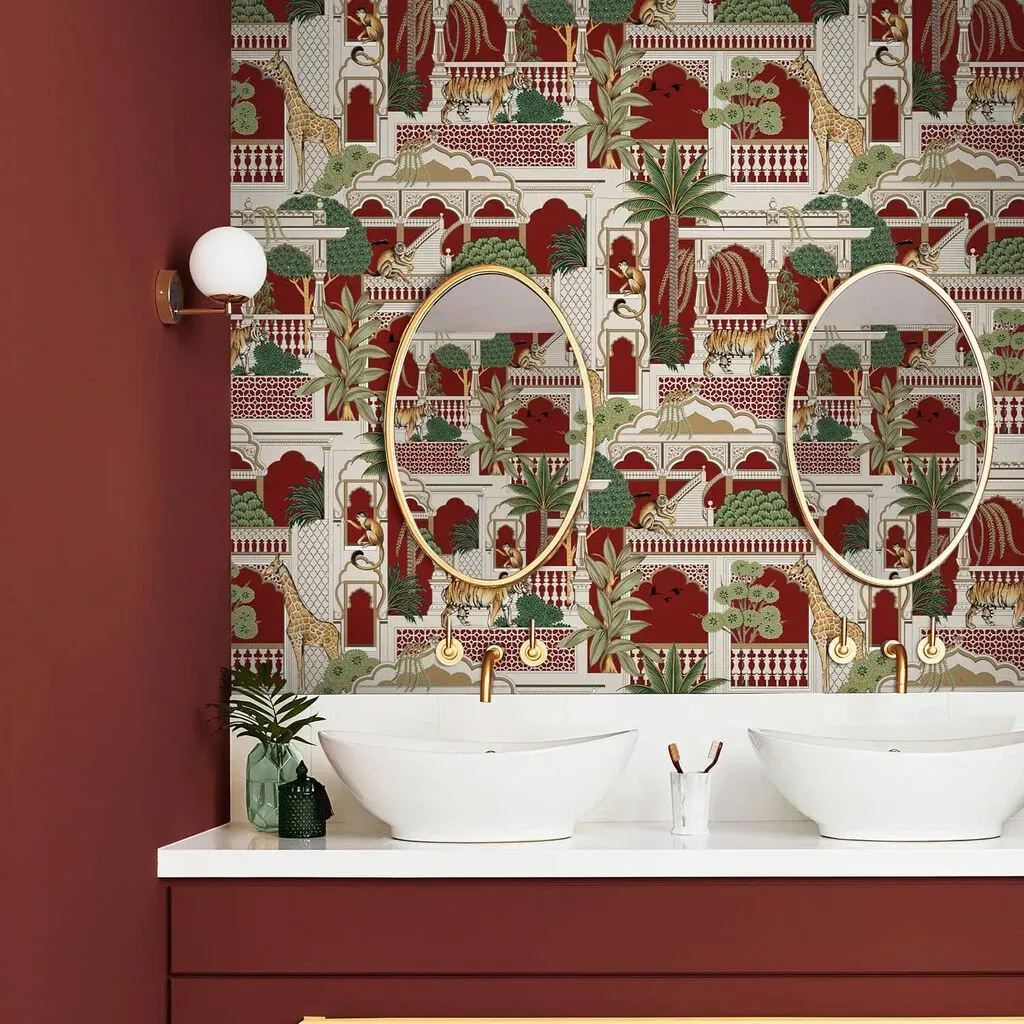 animahal-alizarin-wallpaper-red-animal-wallpaper-we-are-carbon-neutral image