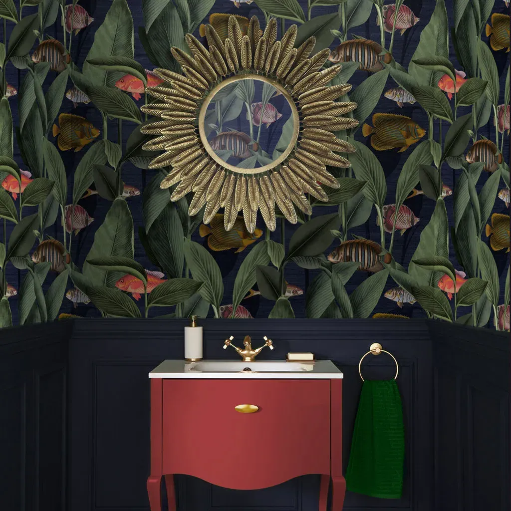 Aquarium Deep Sea Wallpaper - Green