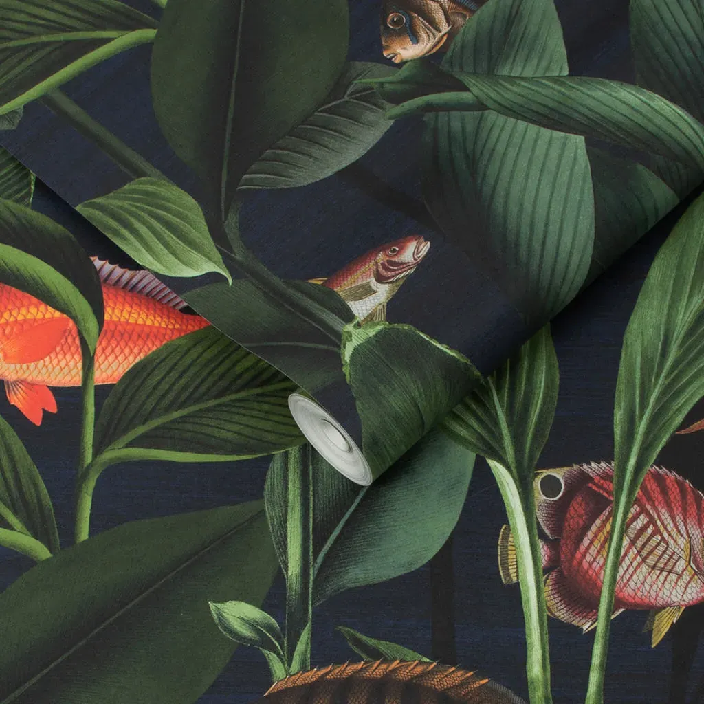 Aquarium Deep Sea Wallpaper - Green