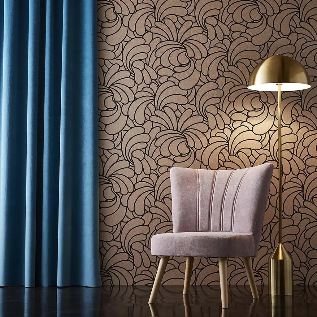 Bananas Bling Wallpaper - Rose Gold