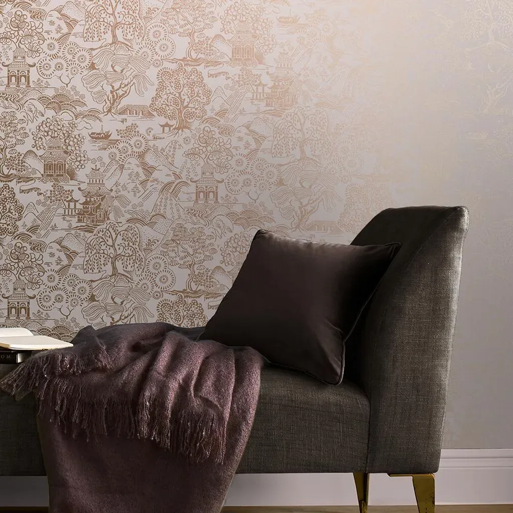 Basuto Pink Wallpaper - Pink