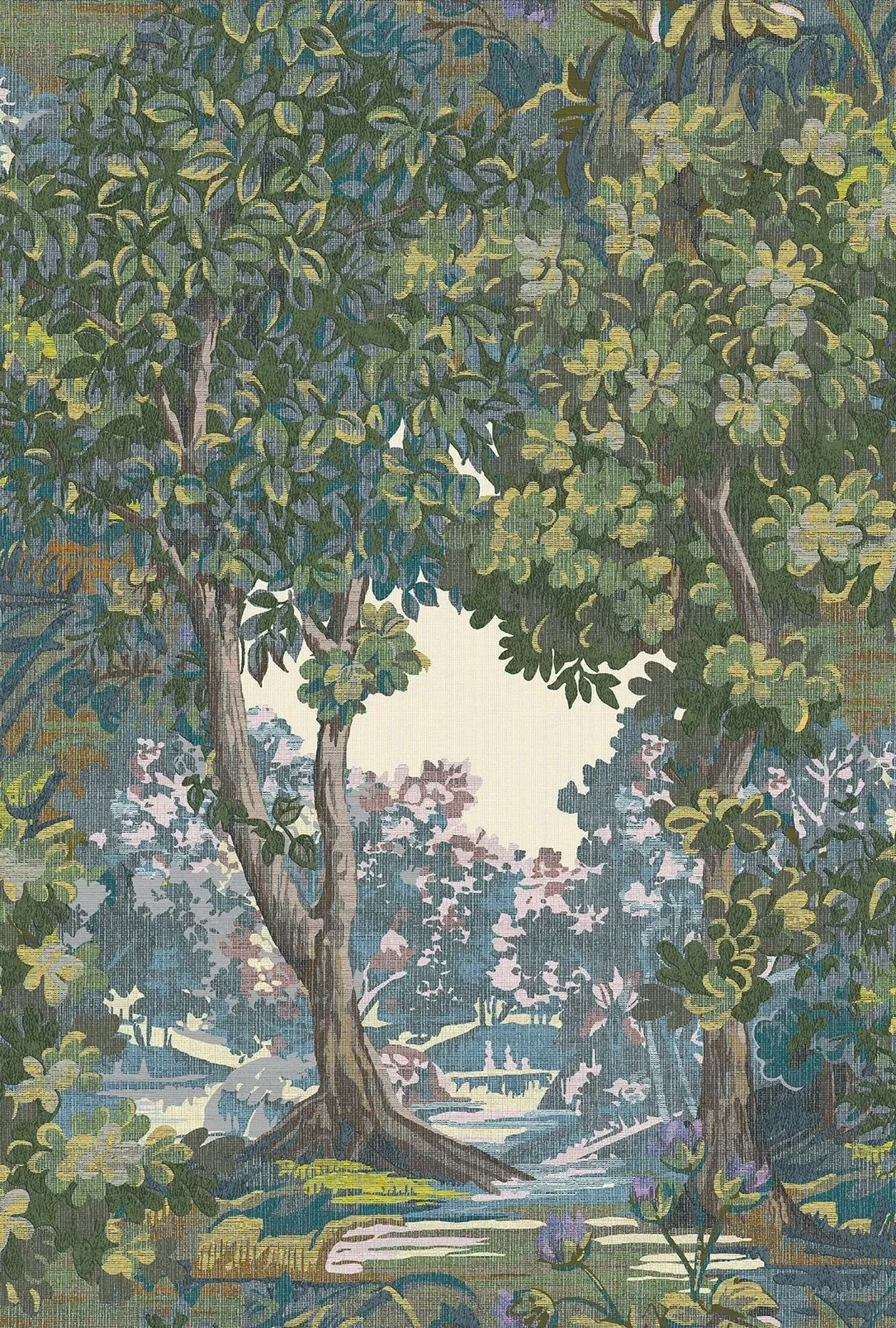 Bodenham Heritage Green Wallpaper - Multi