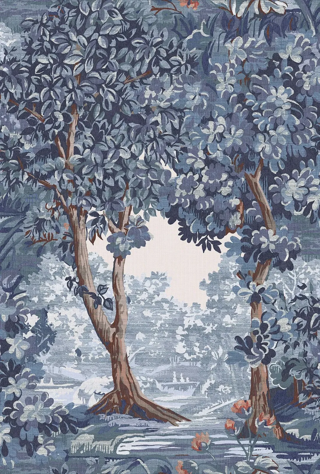 Bodenham Twilight Wallpaper - Blue