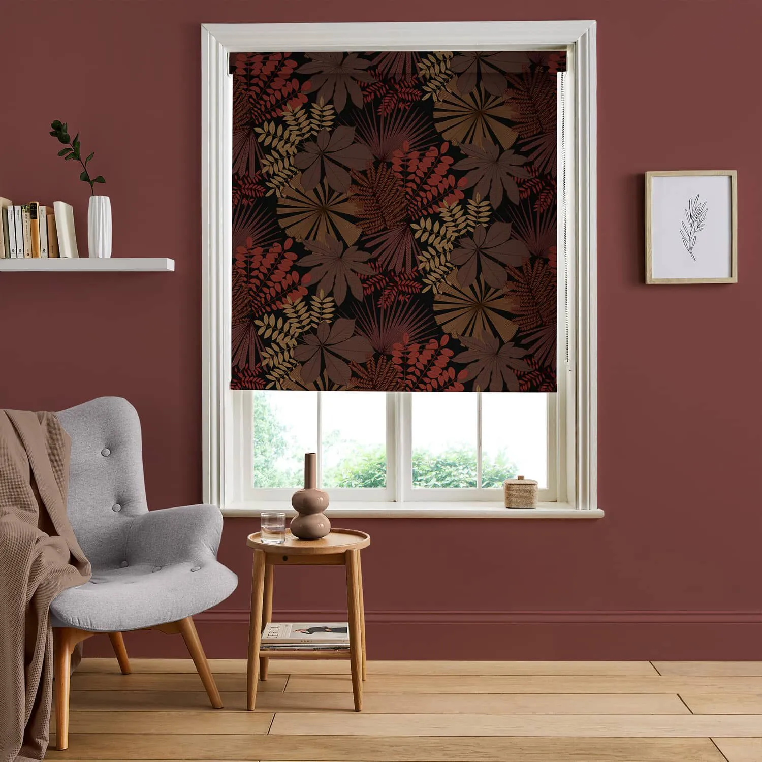 Bohemia Alizarin Made to Measure Roller Blind - Red