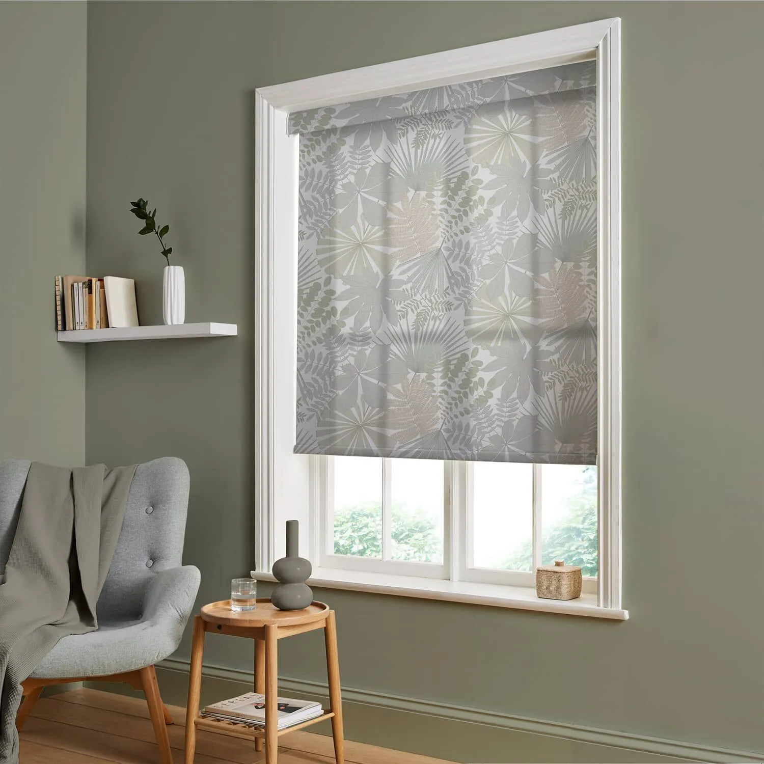 Bohemia Sage Made to Measure Roller Blind - Green