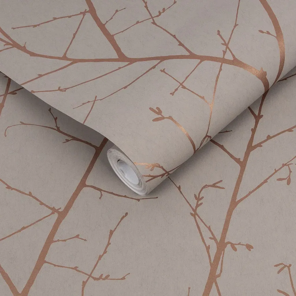 Boreas Natural Tree Wallpaper - Natural