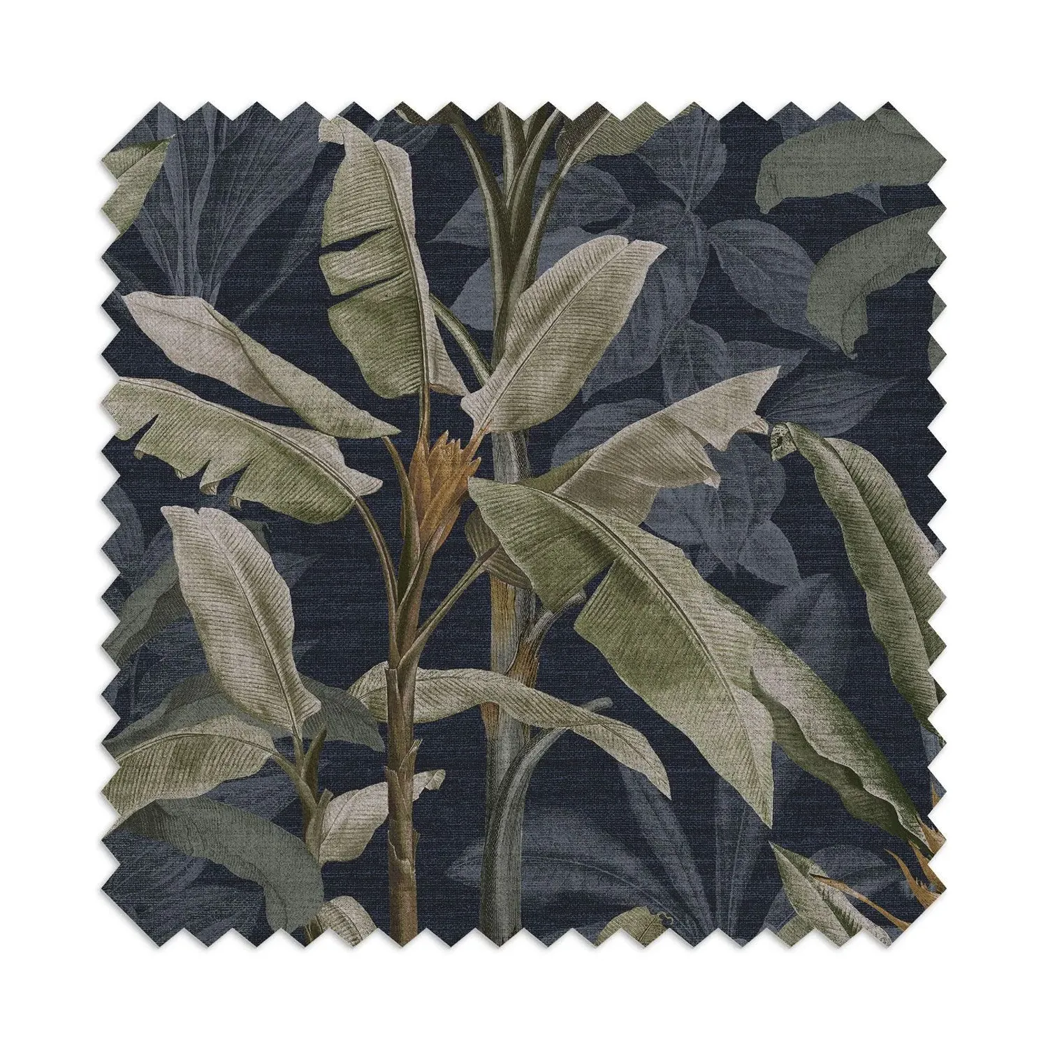 Borneo Midnight Made to Measure Roller Blind - Navy