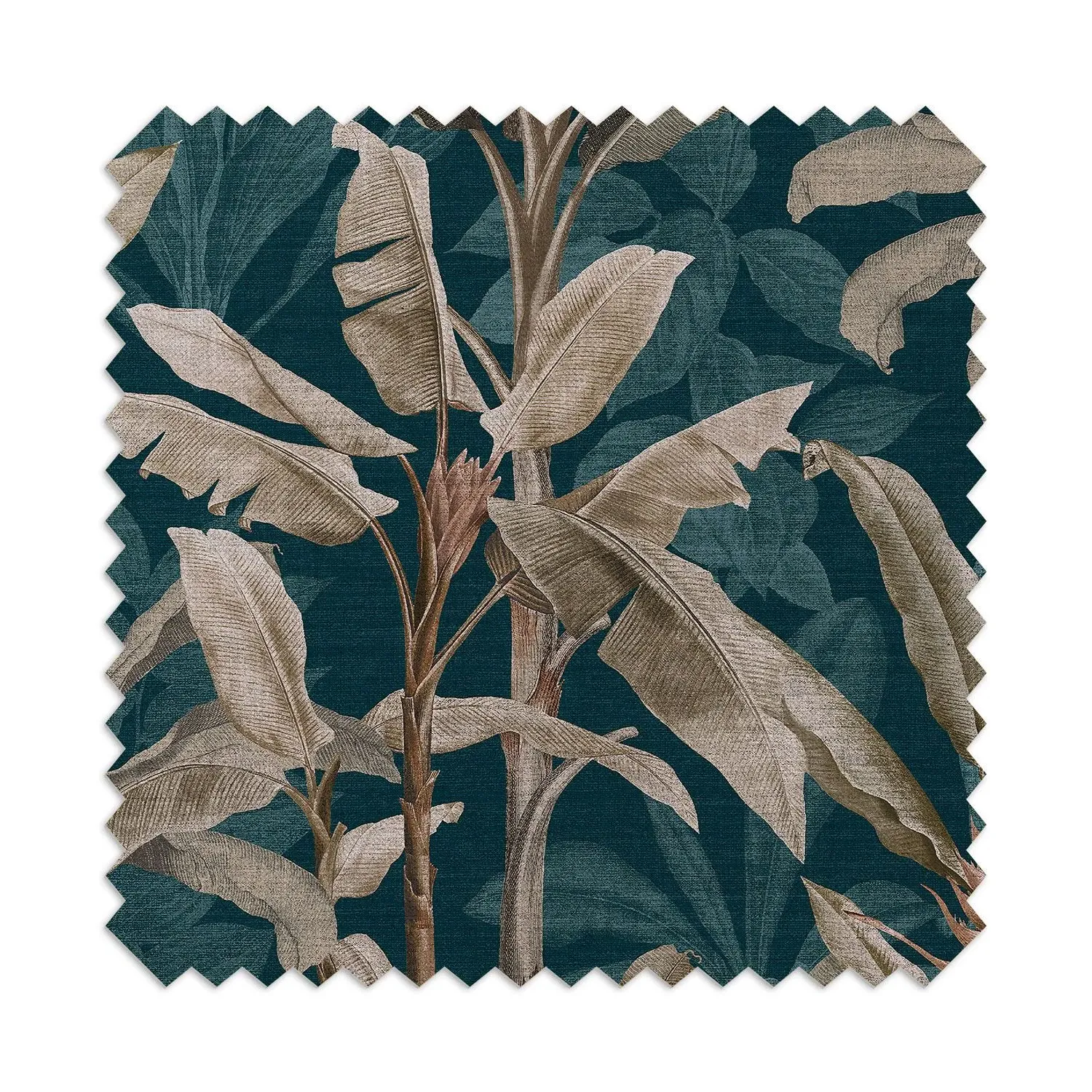 Borneo Teal Made to Measure Roller Blind - Teal