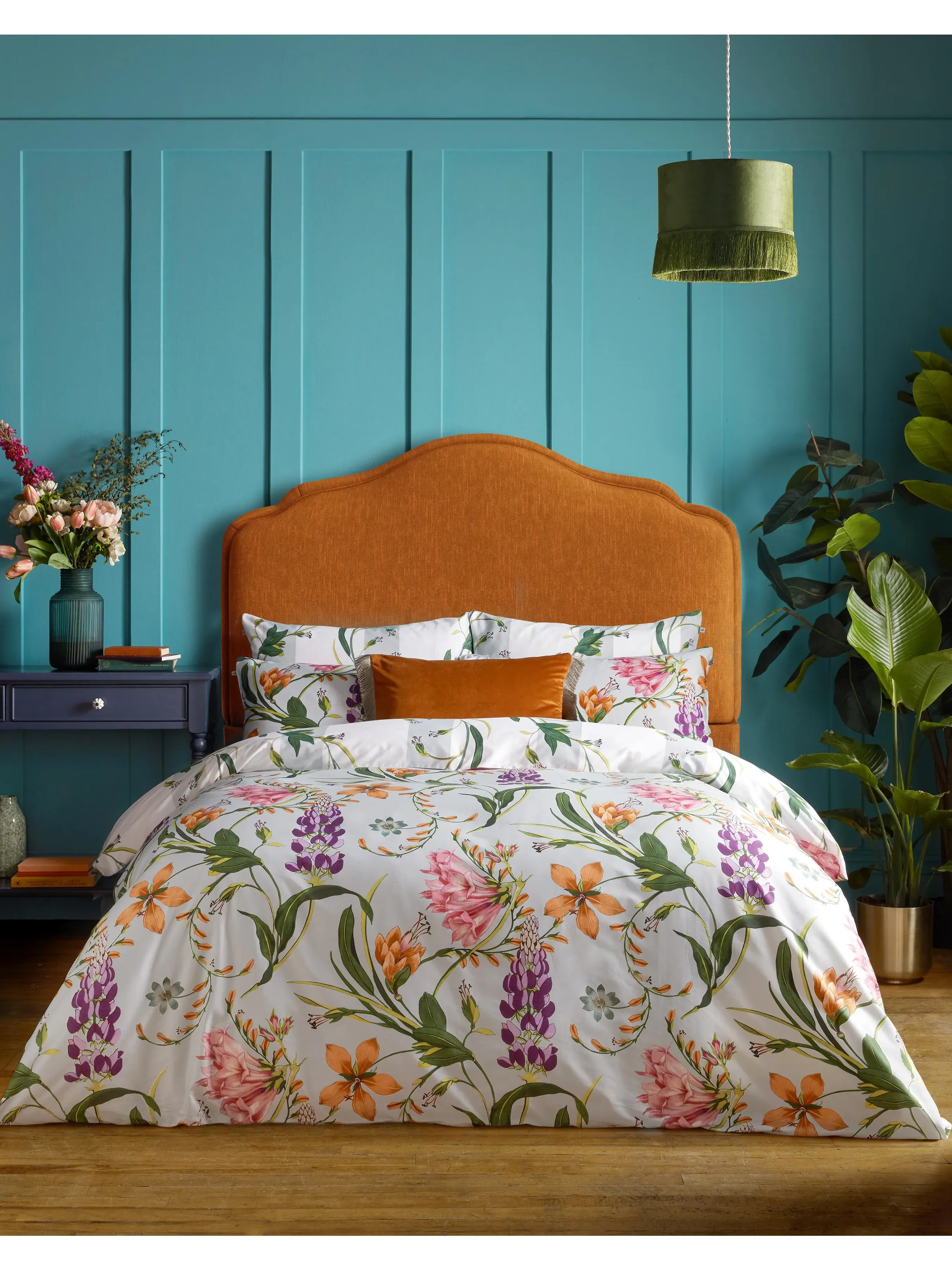 Botanical Bright Duvet Cover Set - Multicolour