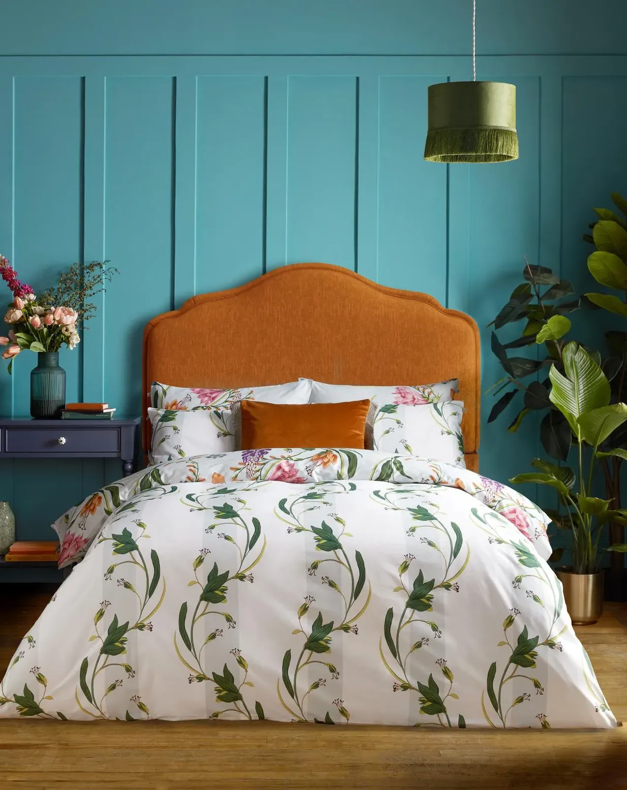 Botanical Bright Duvet Cover Set - Multicolour image