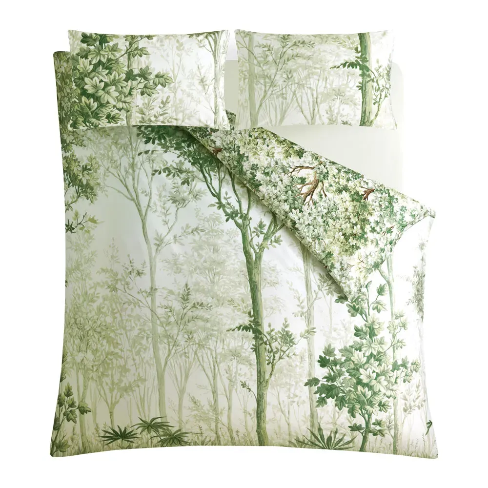 Coppice Forest Duvet Cover Set - Green