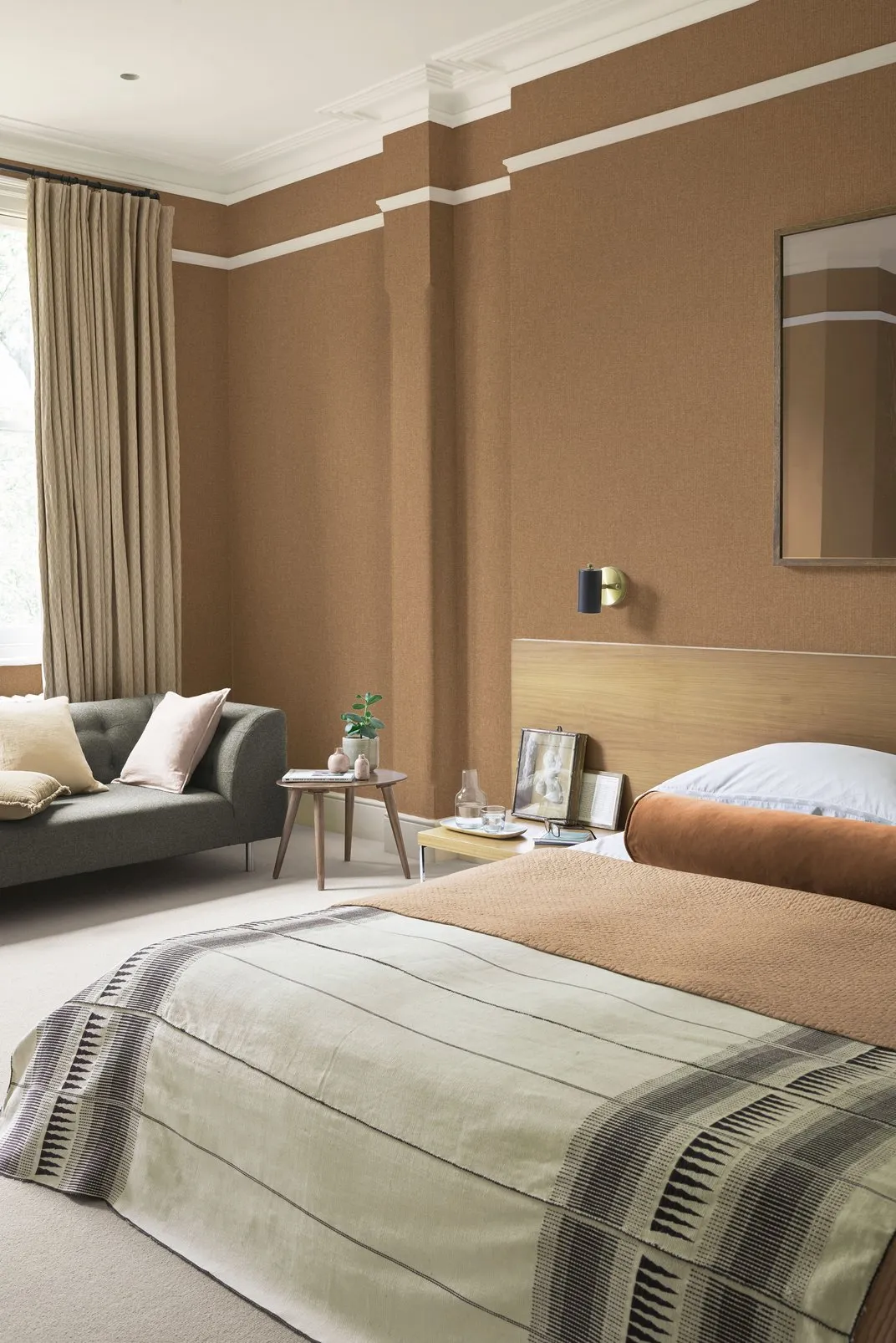 Country Home Wallpaper - Toast Beige