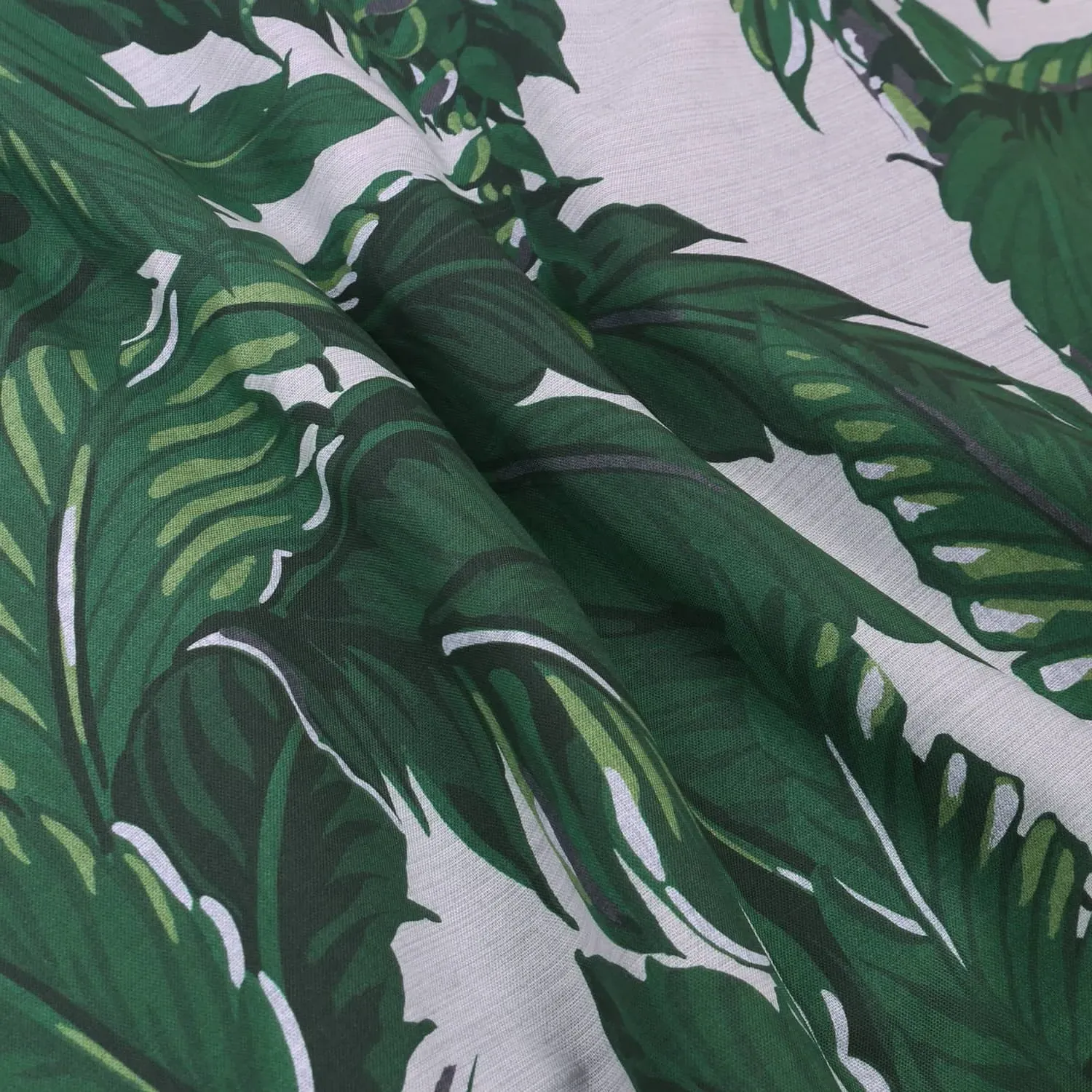 Daintree Palm Pearl Made to Measure Roller Blind - Green