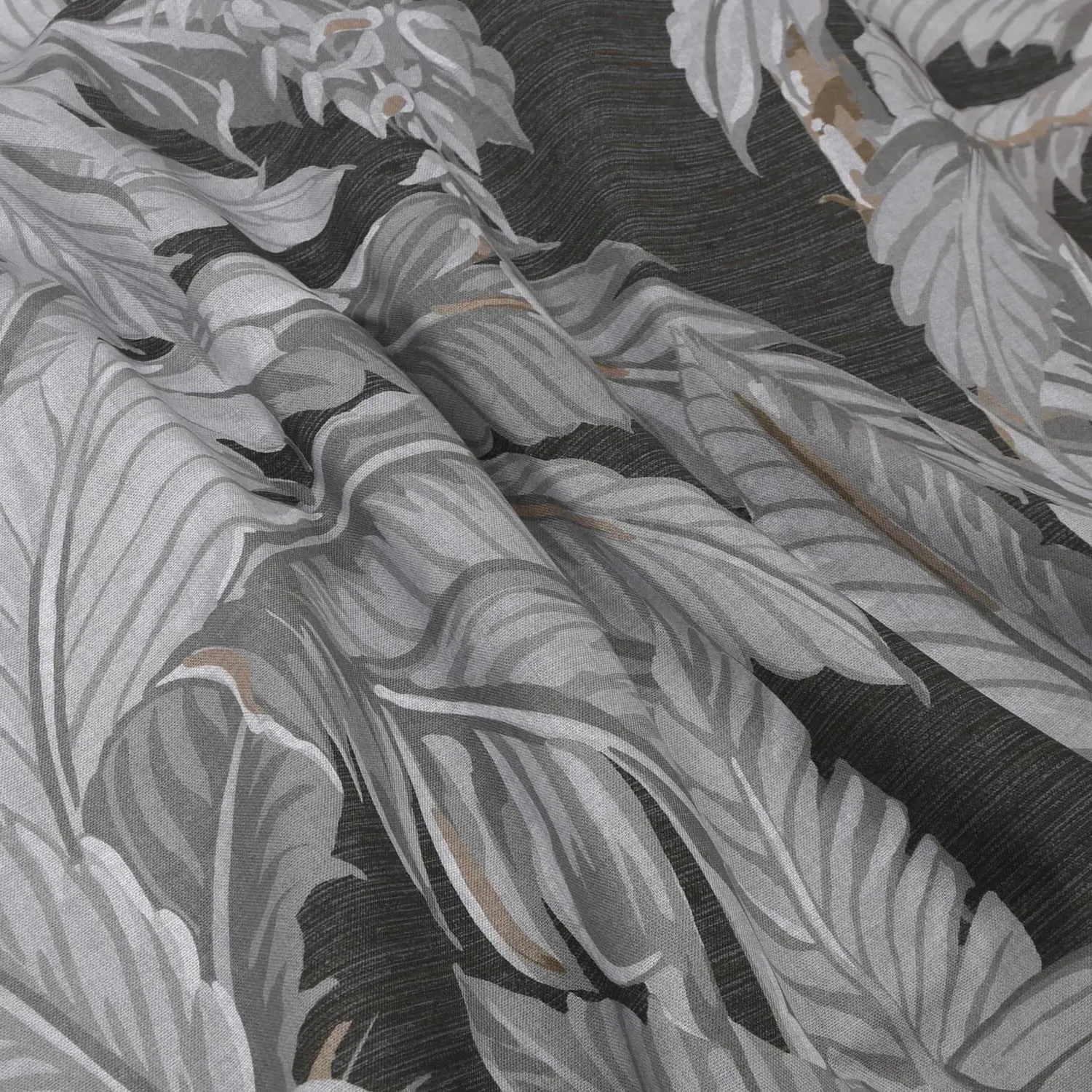 Daintree Palm Sterling Made to Measure Roller Blind - Grey