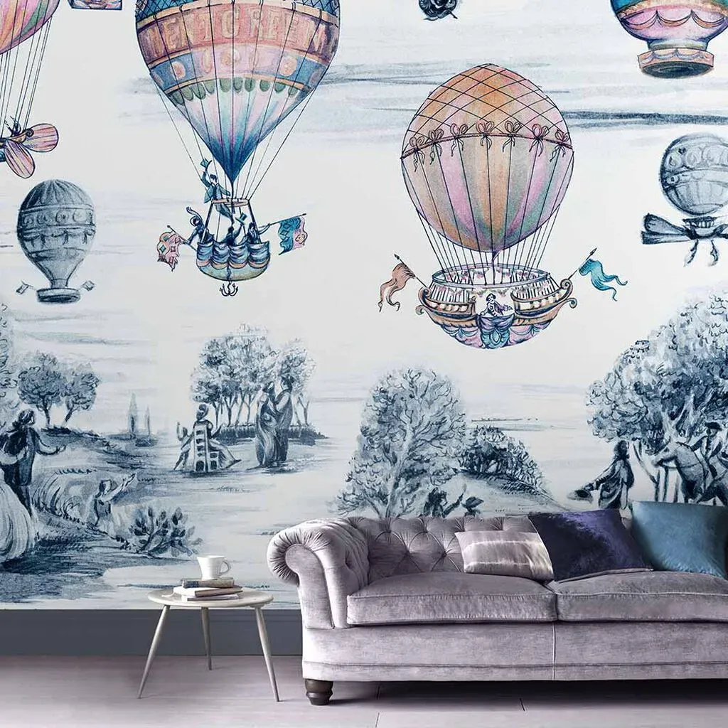 graham-brown-deep-sky-balloon-race-bespoke-mural-made-to-measure-wall-murals-by-graham-brown-we-are- image