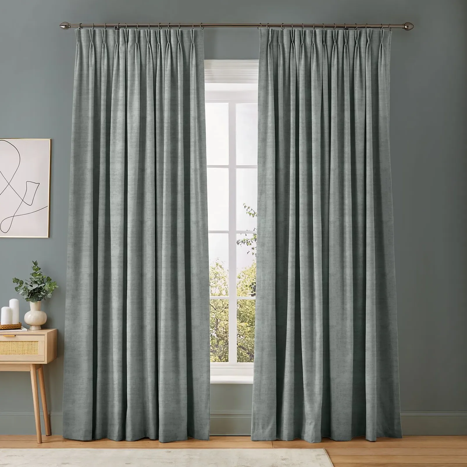 Elements Made to Measure Curtains - Grey
