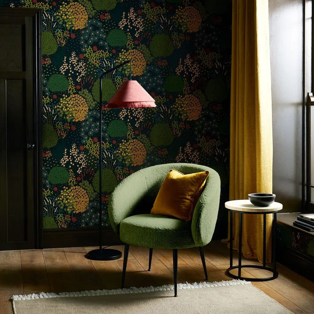 Fable Forest Tree Wallpaper - Green