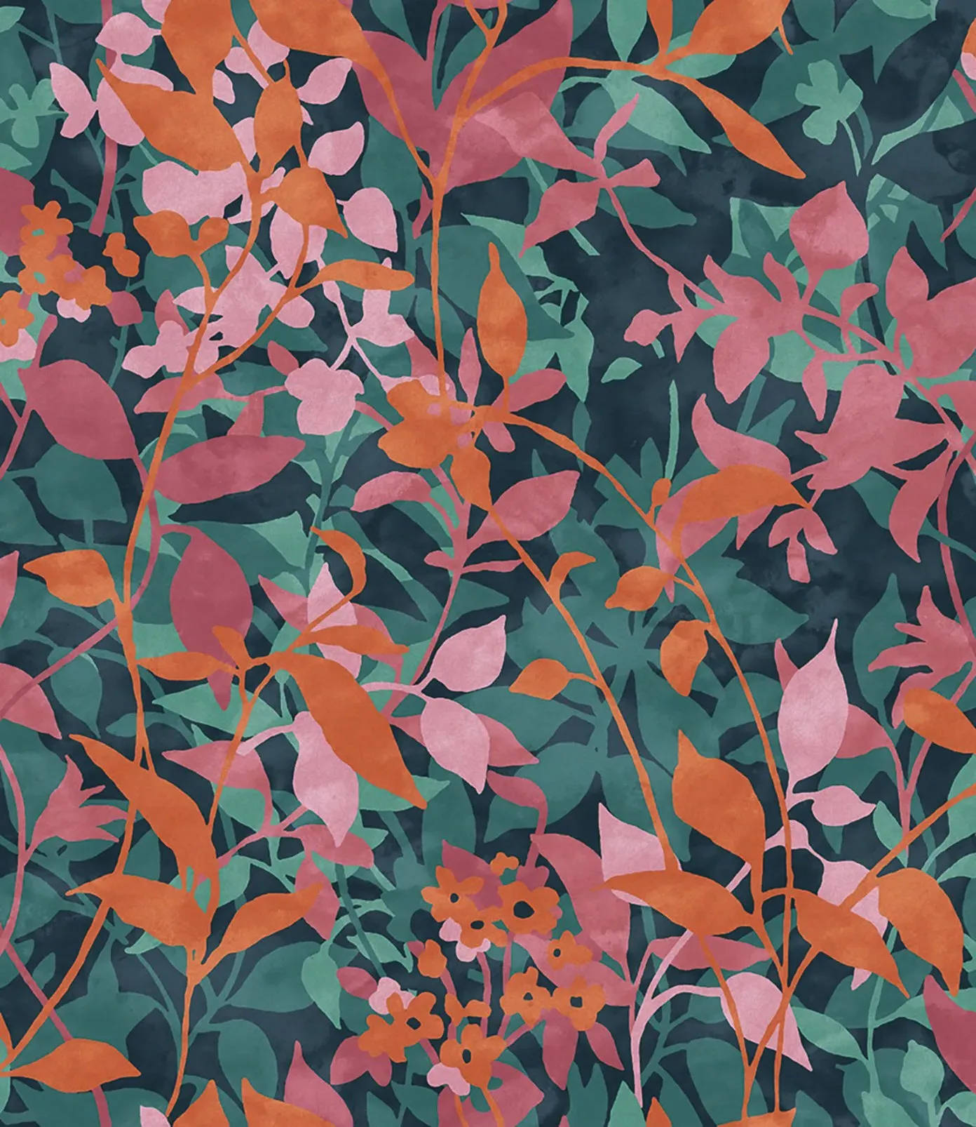 Fleur Vivid Floral Wallpaper - Multi