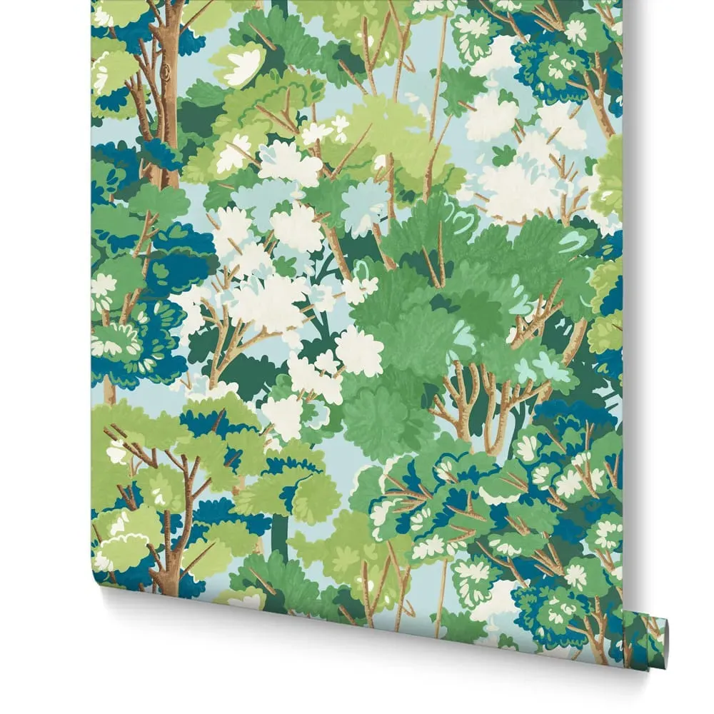 Folklore Tree Sky Wallpaper - Blue