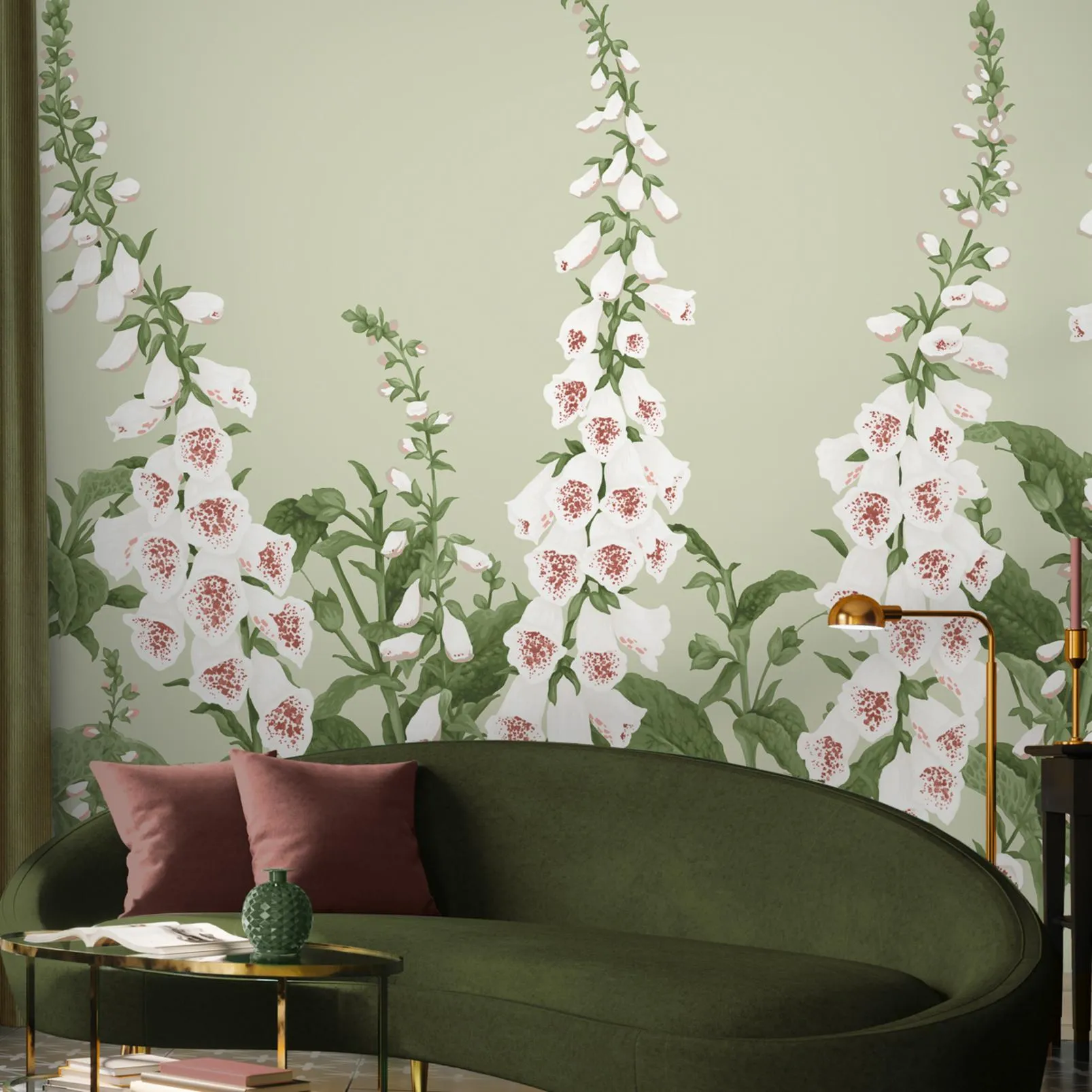 Foxglove Sage Wall Mural