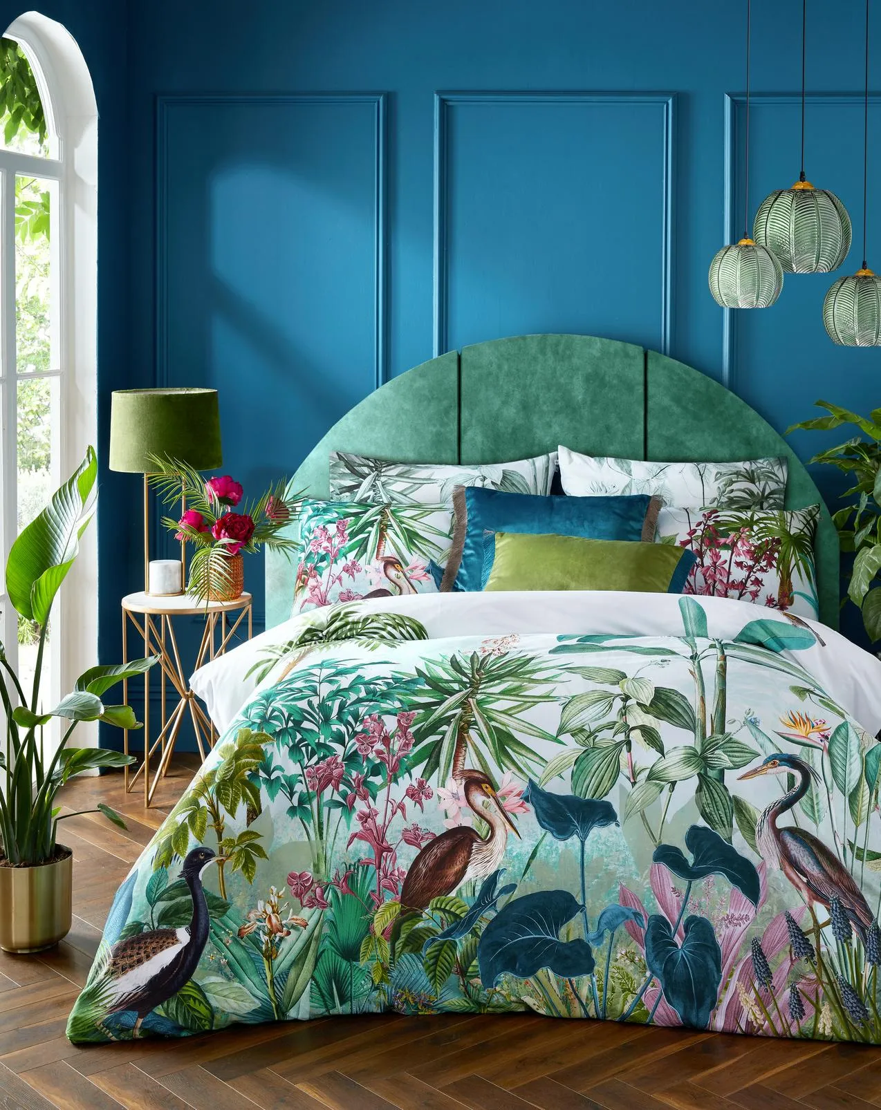 Glasshouse Duvet Cover Set - Jewel