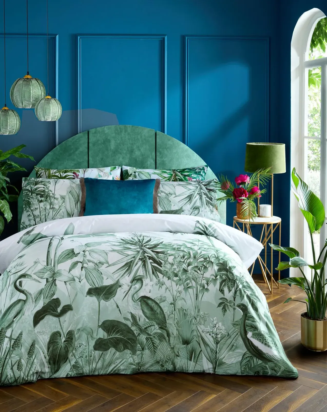 Glasshouse Duvet Cover Set - Jewel