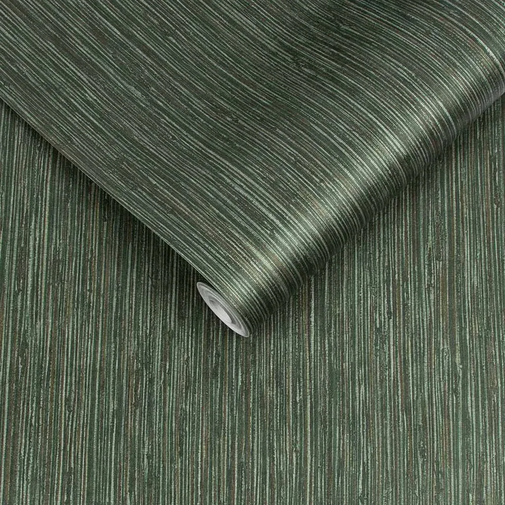 Grasscloth Texture Wallpaper - Pine