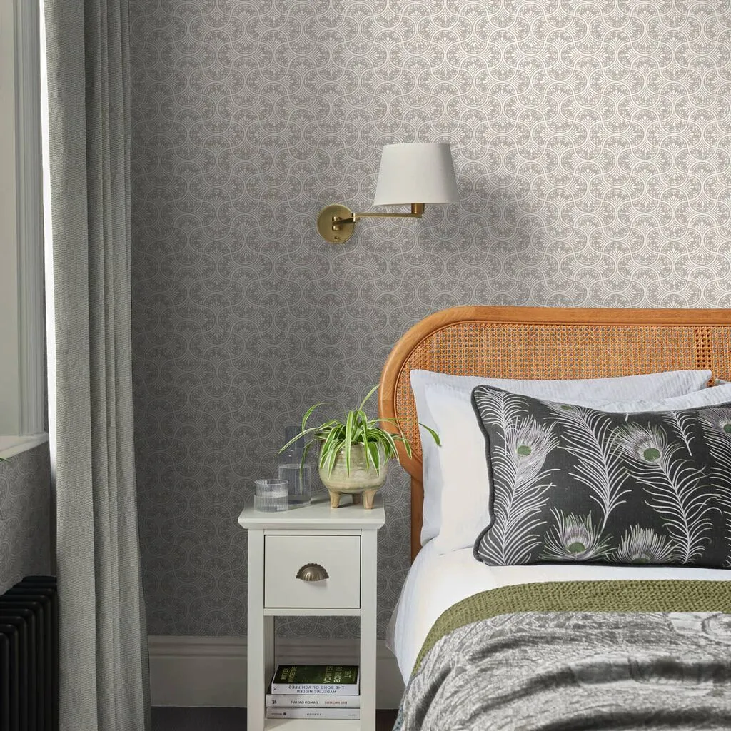Hopwood Cottage Geometric Wallpaper - Neutral