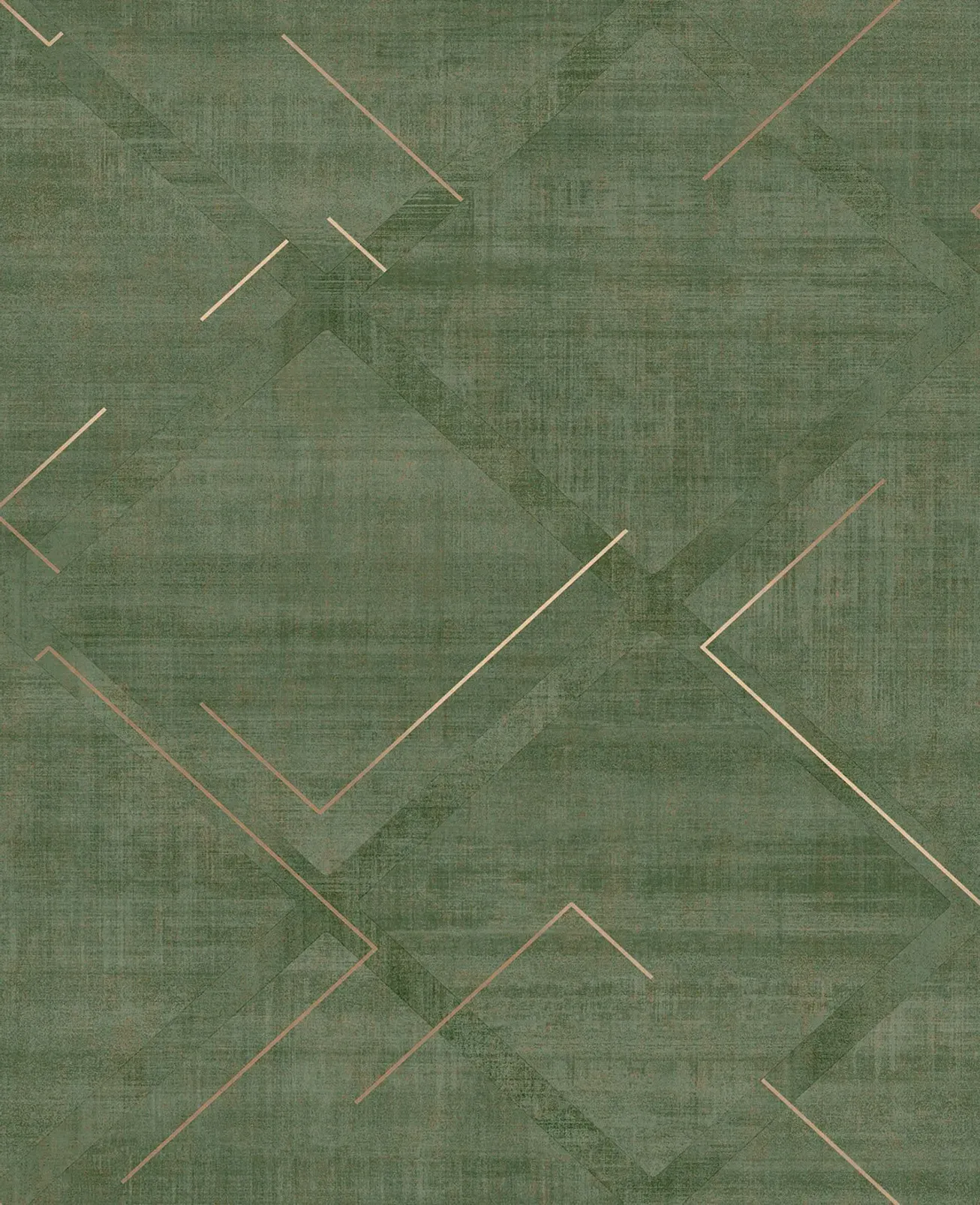 Lorenzo Geo Geometric Wallpaper - Emerald