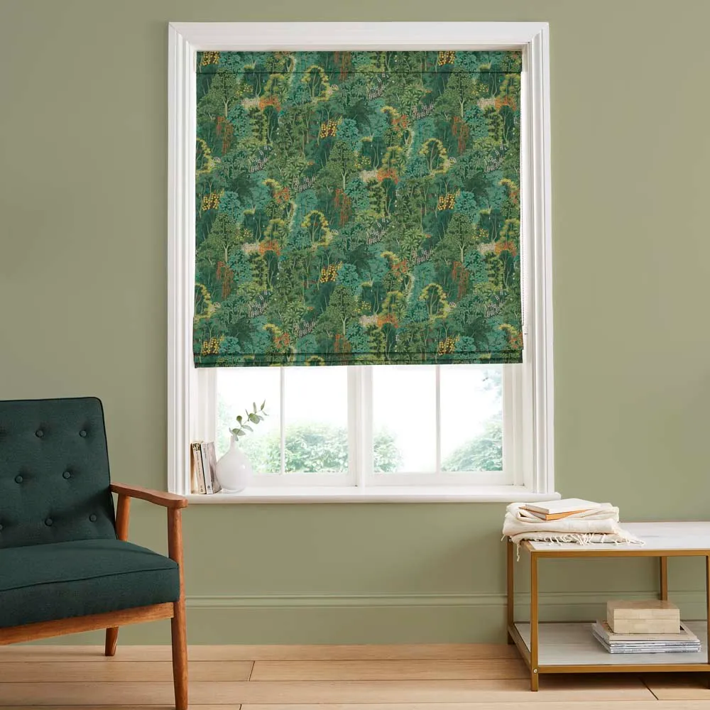 New Eden Emerald Made to Measure Roman Blind - Green