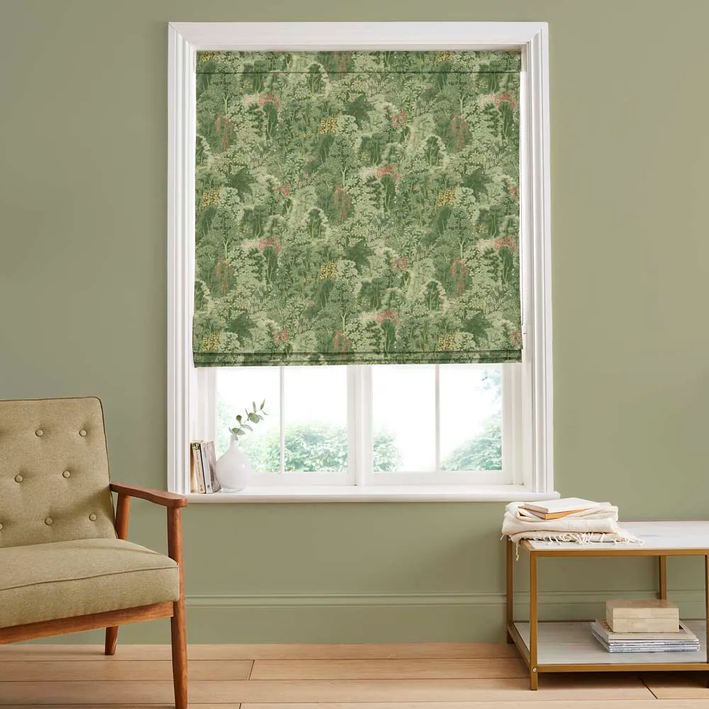 New Eden Viridis Made to Measure Roman Blind - Green