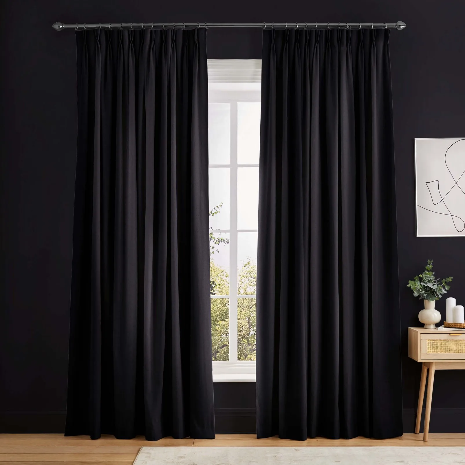 Opulence Made to Measure Curtains - Black