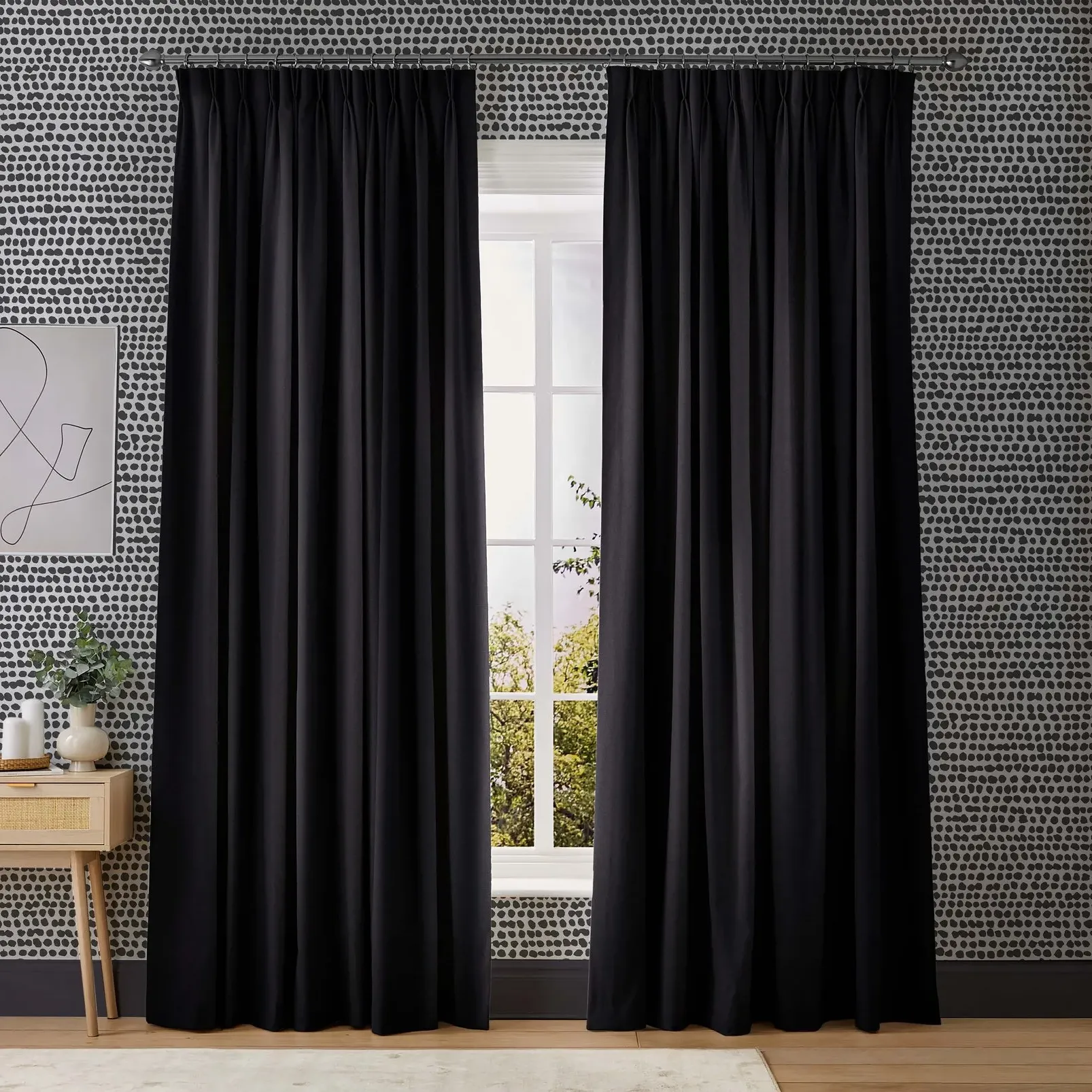 Opulence Made to Measure Curtains - Black image