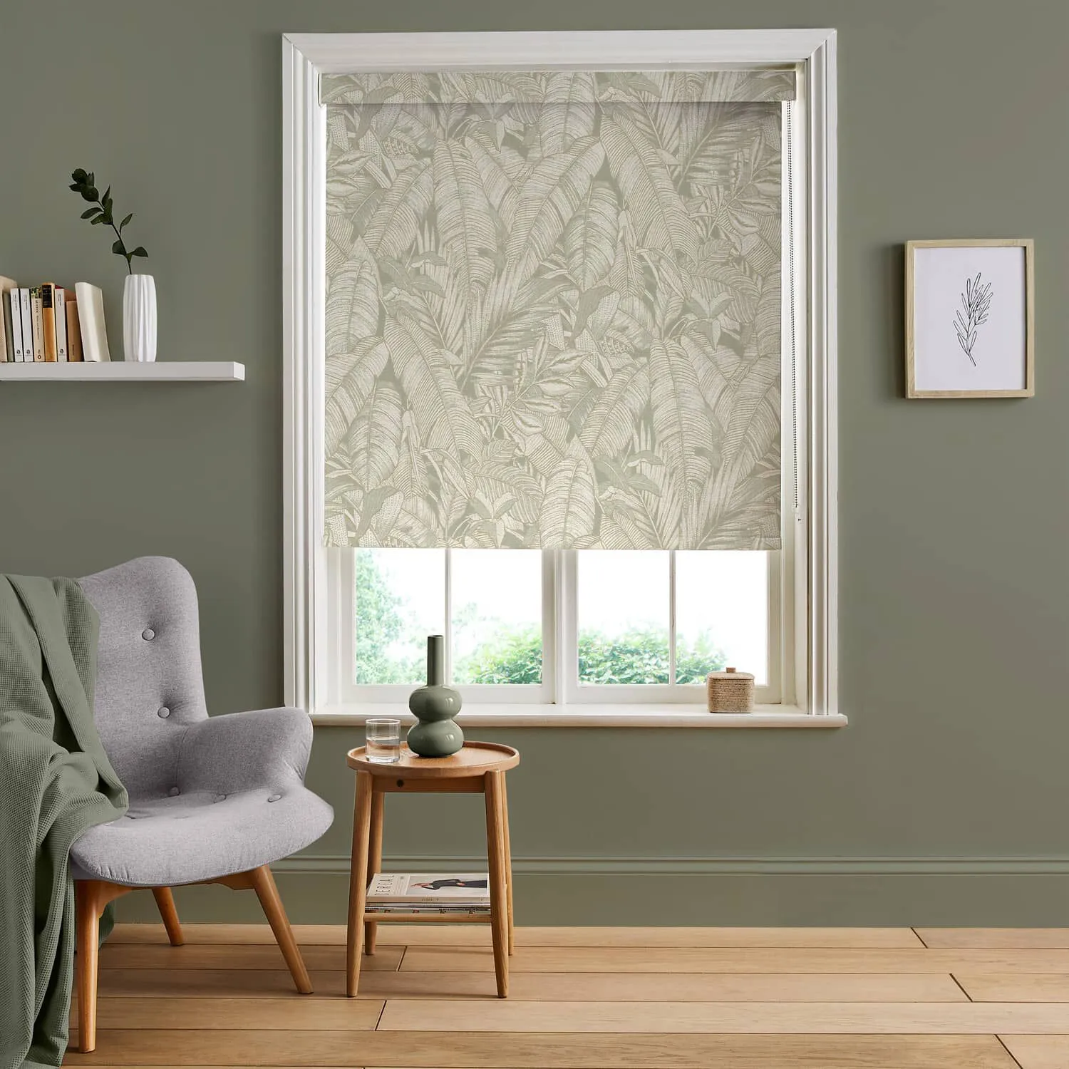 Paradys Sage Made to Measure Roller Blind - Green