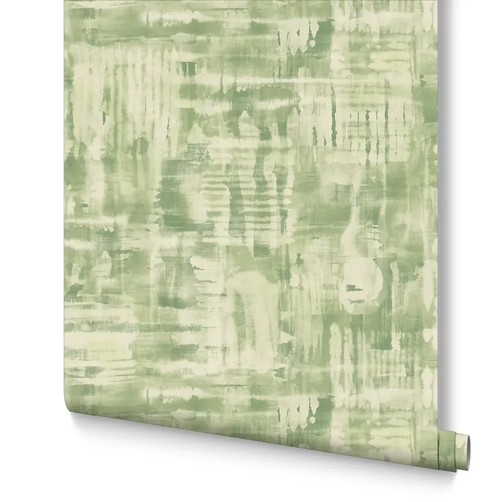 Reecho Semi-Plain Wallpaper - Green