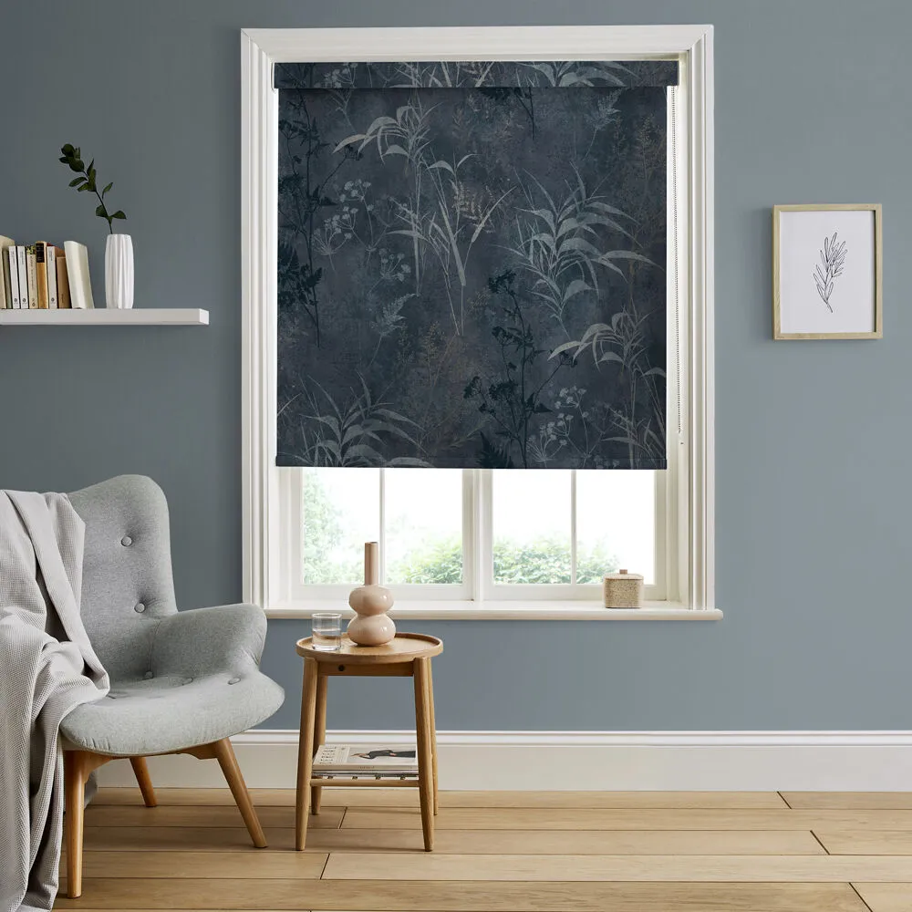 Restore Midnight Made to Measure Roller Blind - Blue
