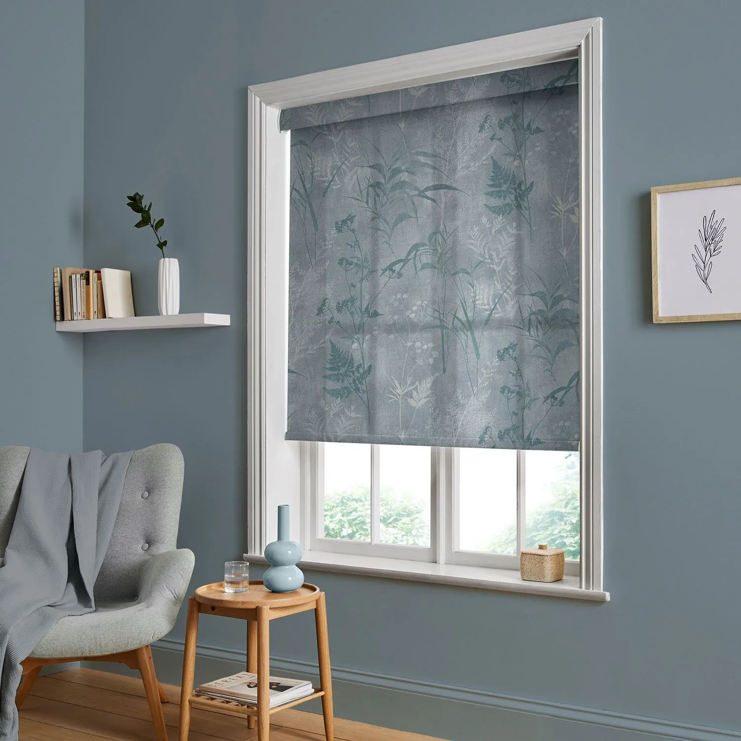 Restore Sky Made to Measure Roller Blind - Blue