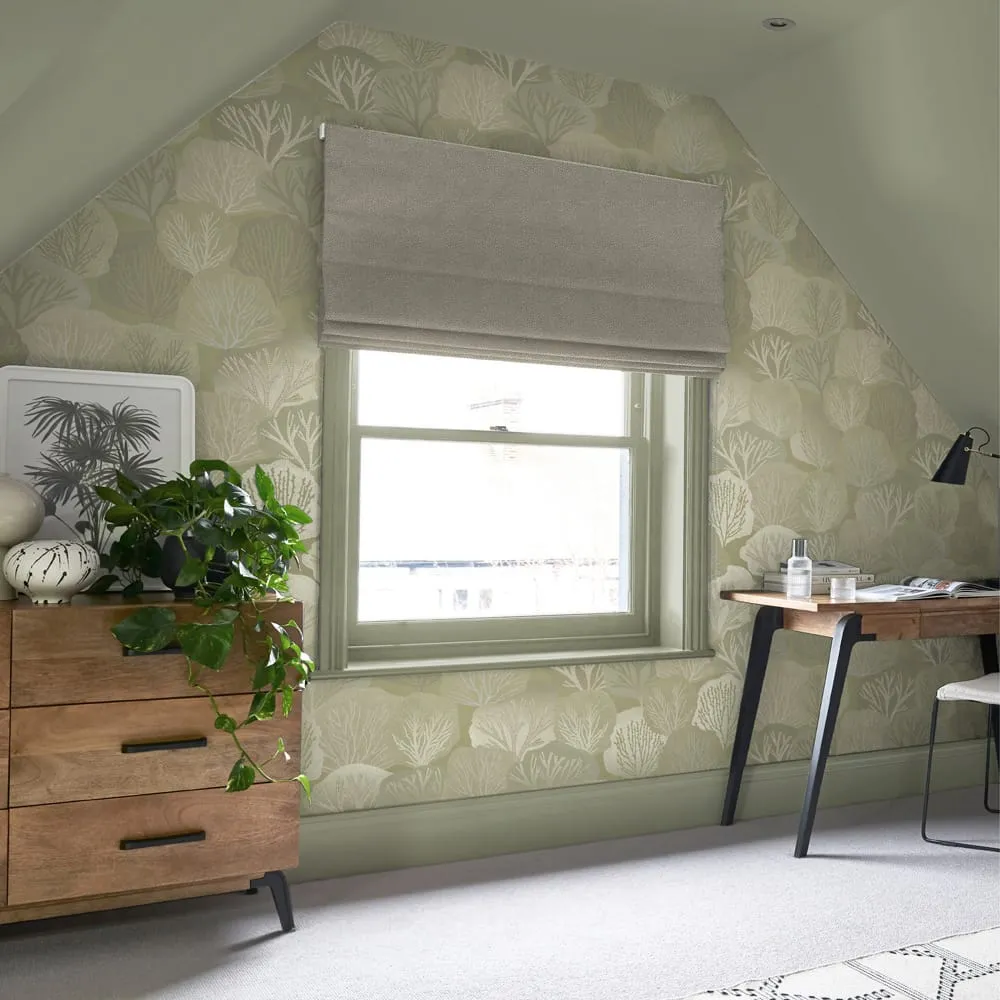 Twyla Sage Tree Wallpaper - Green