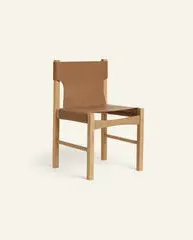 Henrik Dining Chair - White Oak, Leather