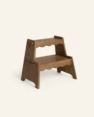 Margot 2-Step Step Stool - Honeyed Oak, White Oak