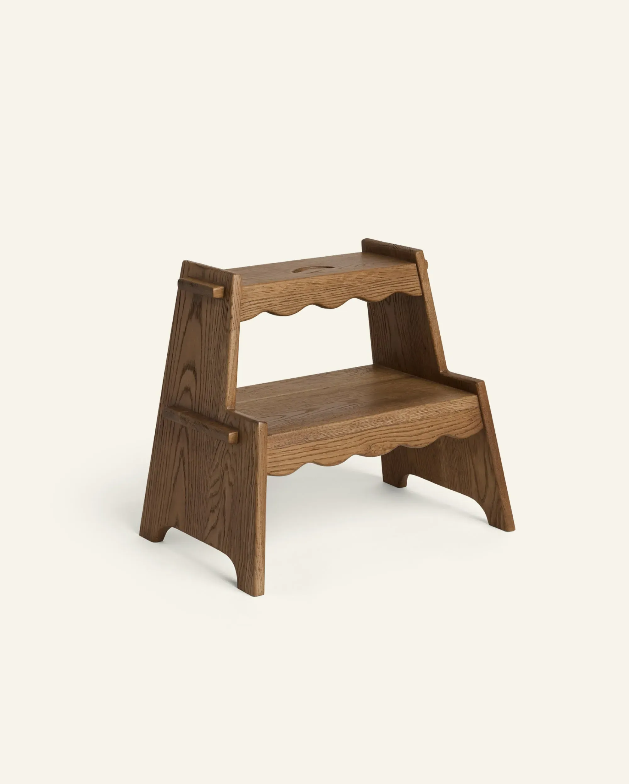 Margot 2-Step Step Stool - Honeyed Oak, White Oak image