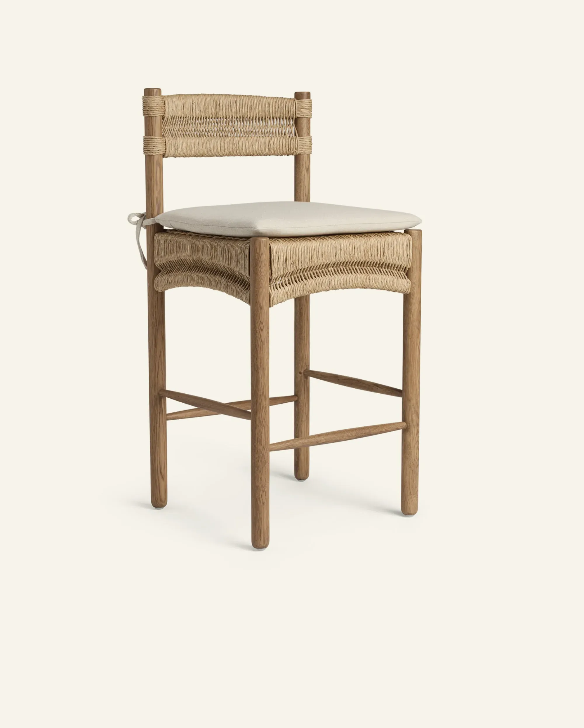 Suma Seat Cushion - Linen, Performance Fabric image