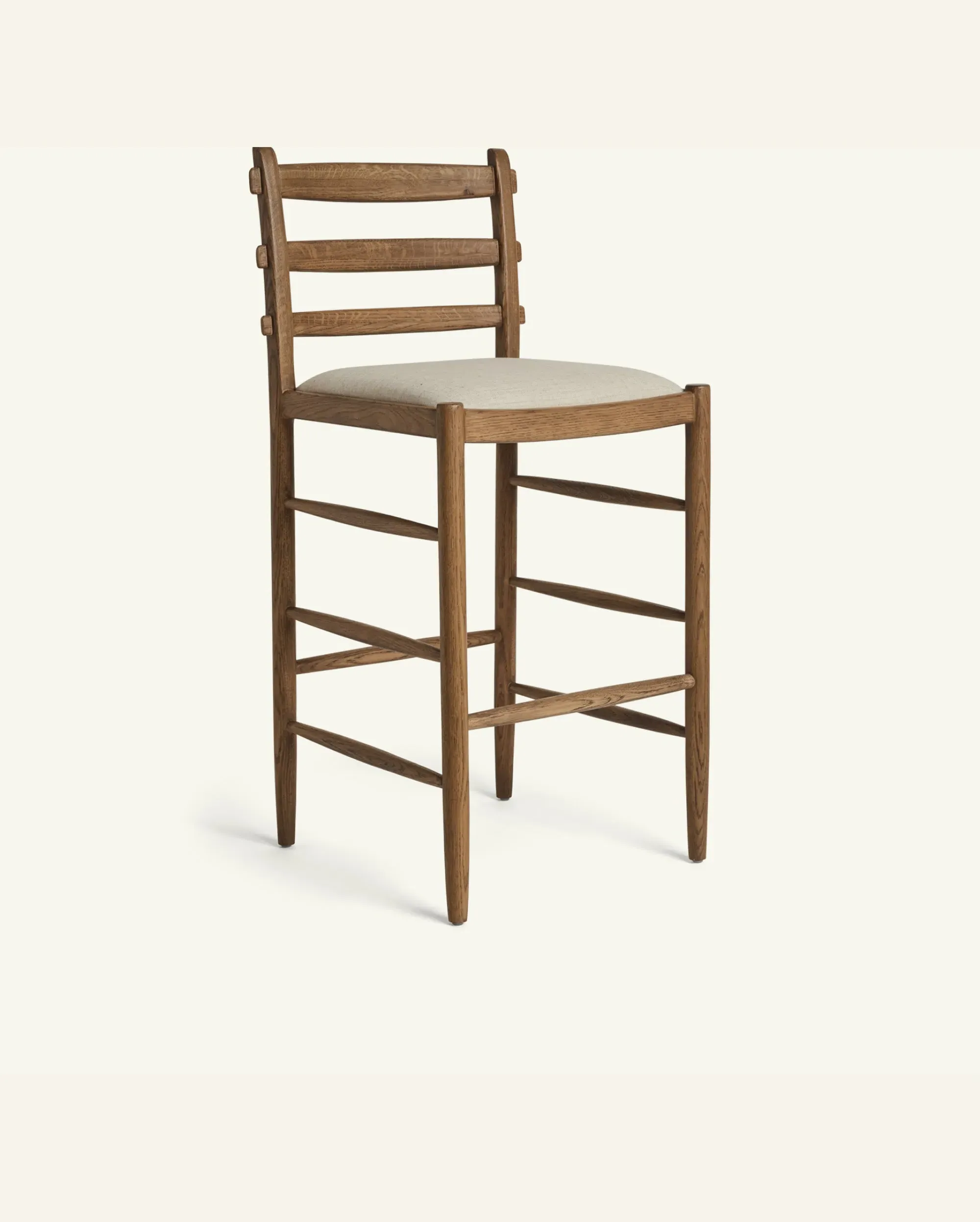 Tiga Counter Stool - Sand, White Oak